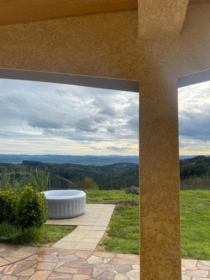 Vue Panoramique & Jacuzzi Prive Villa Saint-Hilaire  Bagian luar foto